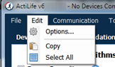 Edit Menu